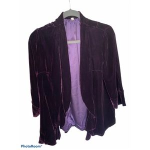 Anthropologie | Elizabeth Gillet Velvet Jacket